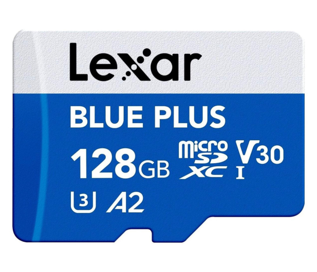 Lexar 128GB microSDXC Blue Plus UHS-I A2 V30 - 1539416 - zdjęcie 2